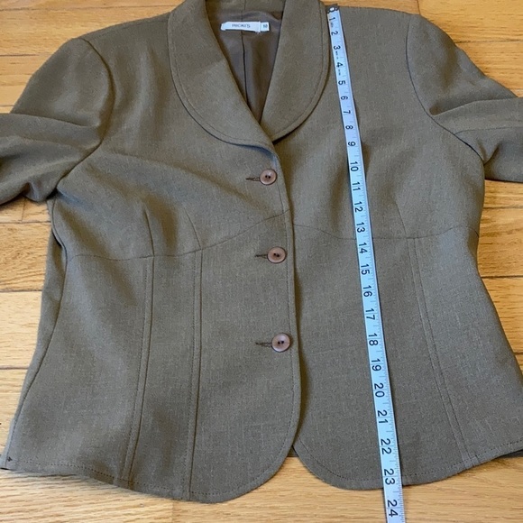 Vintage cropped Blazer with Shoulder Pads Size 10 - Picture 9 of 9